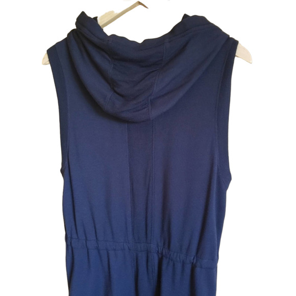 Athleta Womens Lotus Vest Full Zip Navy Modal Blend Sleeveless XSmall - Picture 10 of 10
